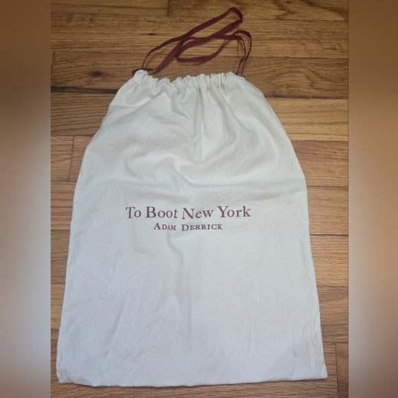 To Boot Shoe Dust Bag New York Shoe Bag Cloth Cinch Closure Storage Travel - Picture 1 of 4